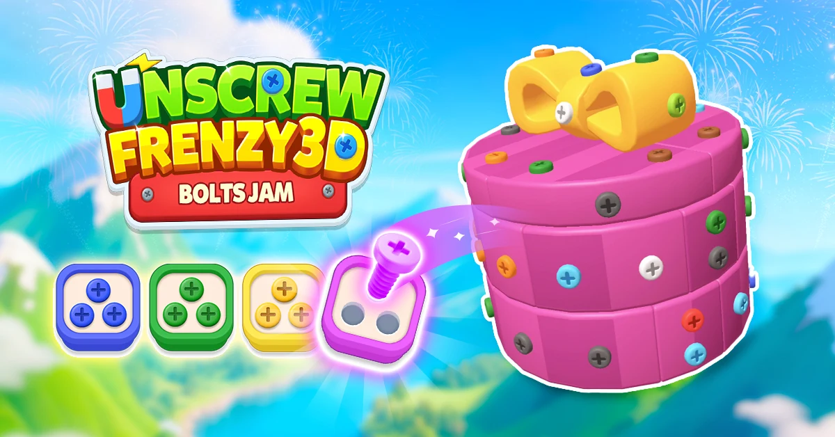Unscrew Frenzy 3D screenshot